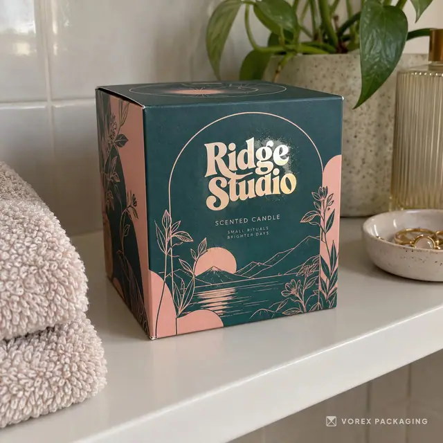 Candle Packaging Boxes by Vorex