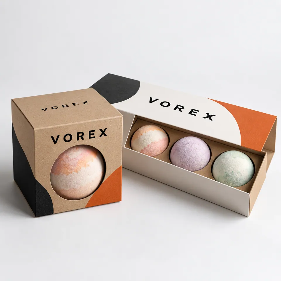 Custom CBD Bath Bomb Boxes by Vorex