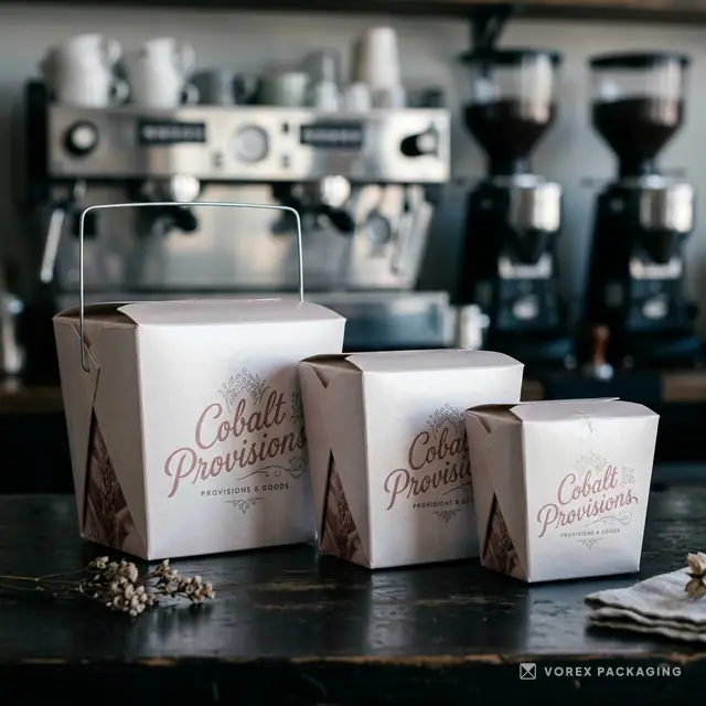 Paper Takeout Containers by Vorex