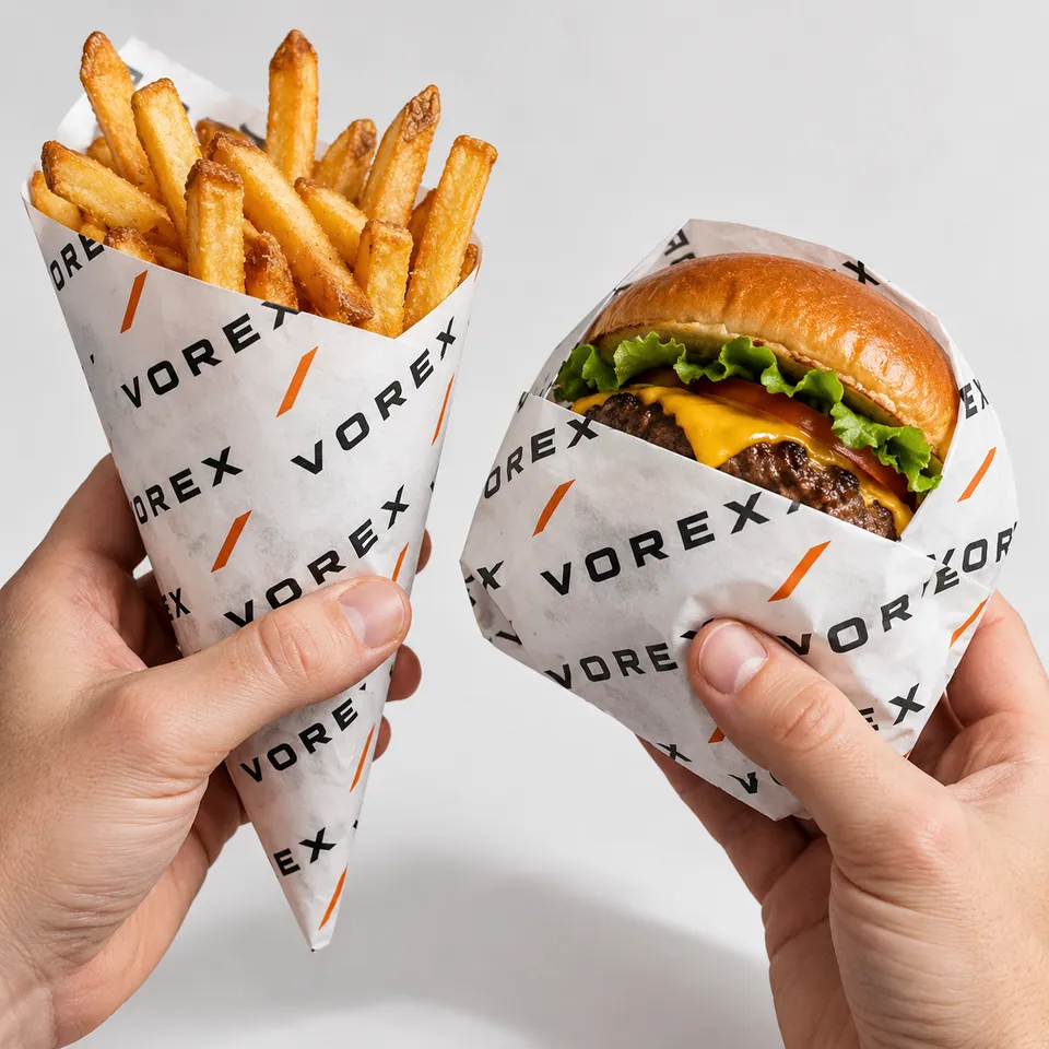 Custom Greaseproof Paper by Vorex