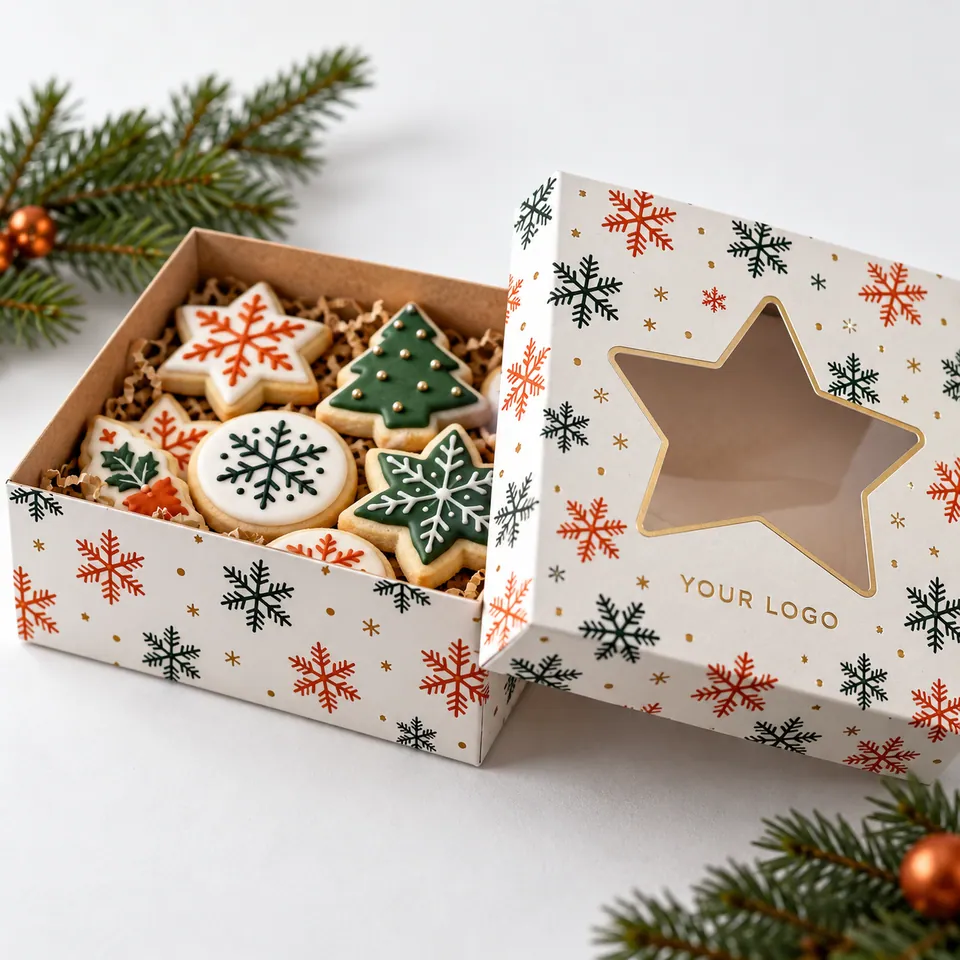 Custom Christmas Cookie Boxes by Vorex