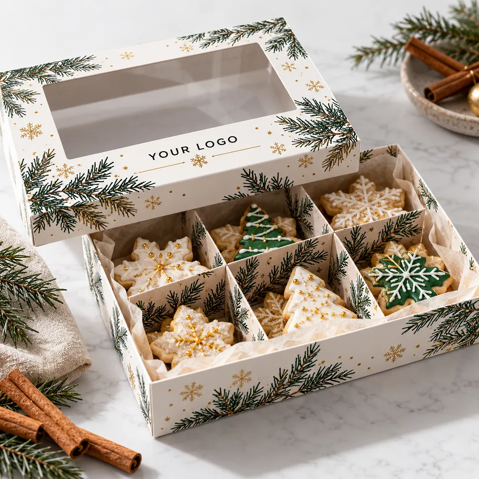 Custom Holiday Cookie Boxes by Vorex